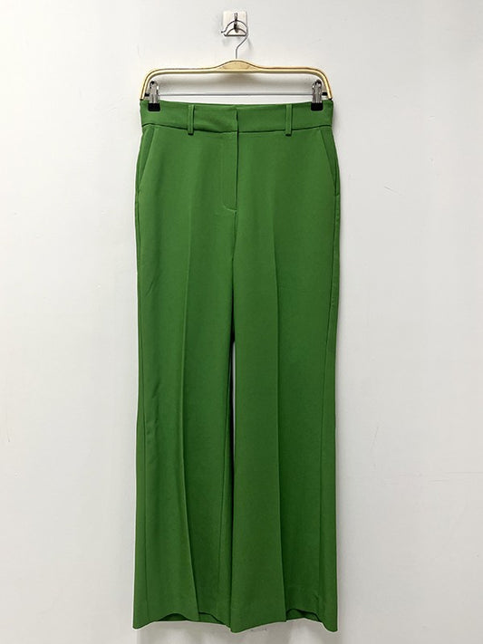 pantalon de tela formal verde oliva