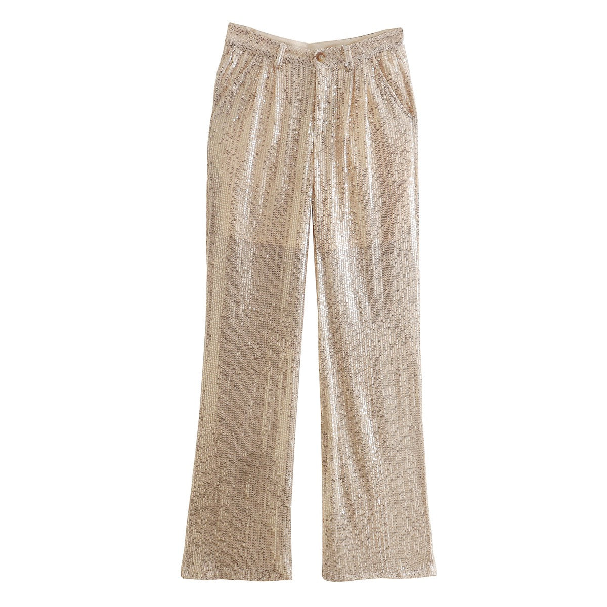 Pantaloneta dorado con lentejuelas