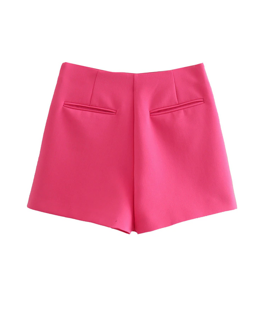 Falda Short  asimétricos Rosado